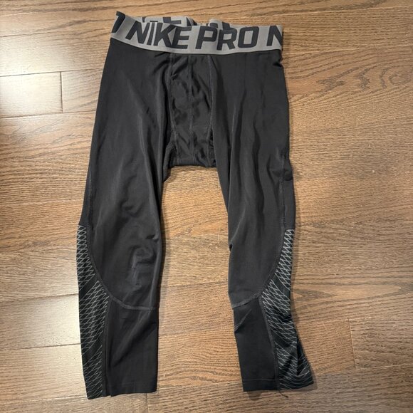 Lot of 4 Nike Pro Compression 3/4 Pants and Shorts - Picture 5 of 9